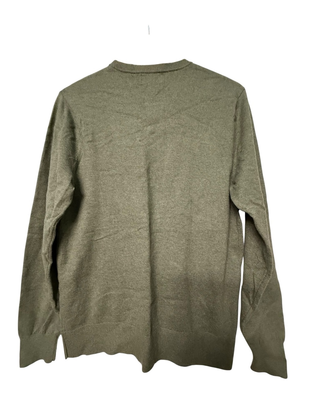 Goodfellow Crewneck Sweater M Olive Green Casual Minimalist Normcore - Picture 2 of 6